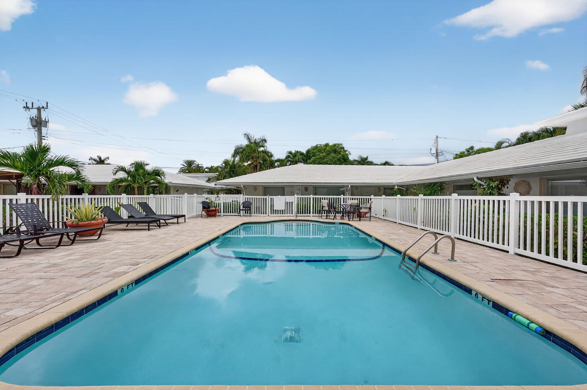 Pool angle view